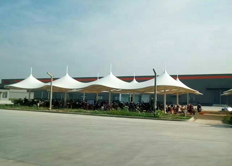 內(nèi)蒙古膜結(jié)構(gòu)車棚如何安裝支承結(jié)構(gòu)？